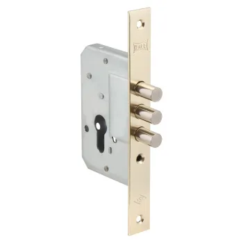 Корпус замка врезного цилиндрового Kale Kilit 189/3M (45 mm) w/b латунь