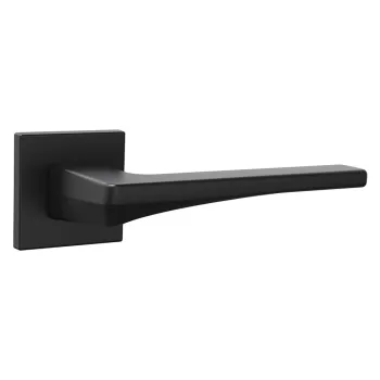 Дверная ручка на квадратном основании Punto K.ARC.Q52.ELEN BL-24 черный