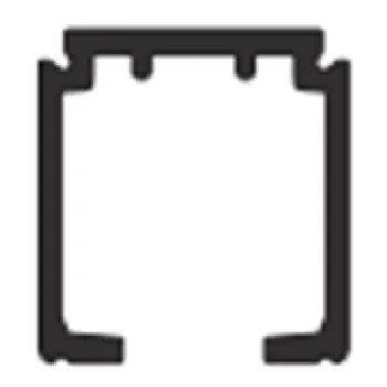 ART 1280 Направляющая ART 1280 2м неанодированная