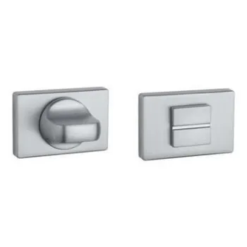 Фиксатор поворотный на прямоугольном основании APRILE WC RT 7S SC матовый хром