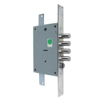 Замок врезной Guardian сувальдный с защёлкой ЗВ 21.12 Т с тягами, 5 кл. /123:449/