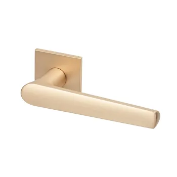 Дверная ручка на квадратном основании Armadillo K.YM.VANILLA FSG-39 флорентийское золото