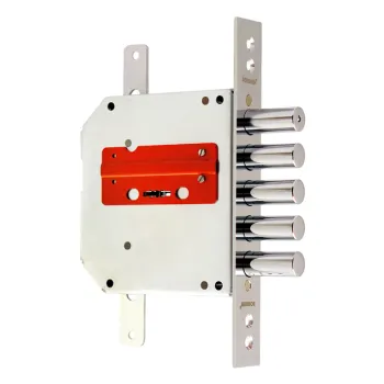 Замок врезной сувальдный Border ЗВ8-6 ЛК5Т/15 с тягами (лев.), 5 кл. /72221/