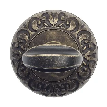 Фиксатор поворотный на круглом основании Venezia WC-2 D4 античная бронза