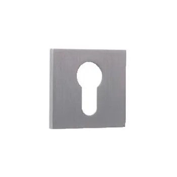 Накладка на цилиндр Piruette Kinetic на квадратном основании ET L12 матовый хром