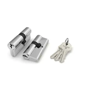 Цилиндровый механизм Fuaro (Фуаро) 100 CA 68 mm (26+10+32) CP хром 3 кл.
