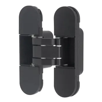 Петля скрытой установки ELEMENTIS, 3D,110x30 мм,40 кг, черный 