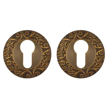 Накладка под цилиндр на круглом основании Fuaro ET.R.SM58 (ET SM) AB-7 матовая бронза