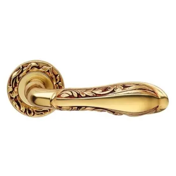 Дверная ручка на круглом основании Liberty 1160/113 OF французское золото