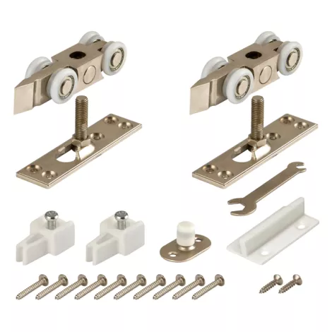 Комплект роликов Armadillo для раздвижных дверей DIY Comfort 80/4 kit (877+882)