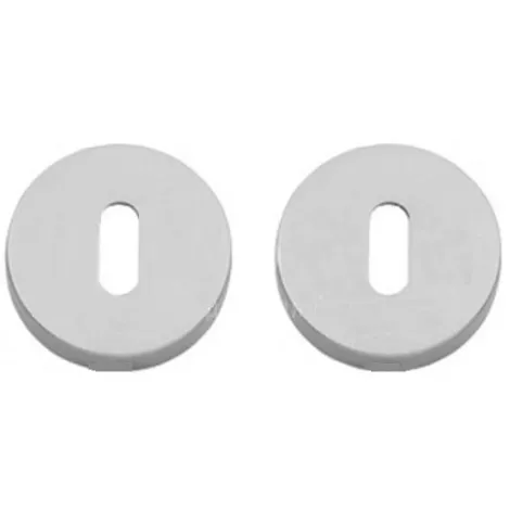 Накладка под ключ Буратино на круглом основании Frascio KEY 50 хром матовый (для ручек Leaf)