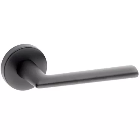 Дверная ручка на круглом основании Fimet Slim 1063/273 NO черный