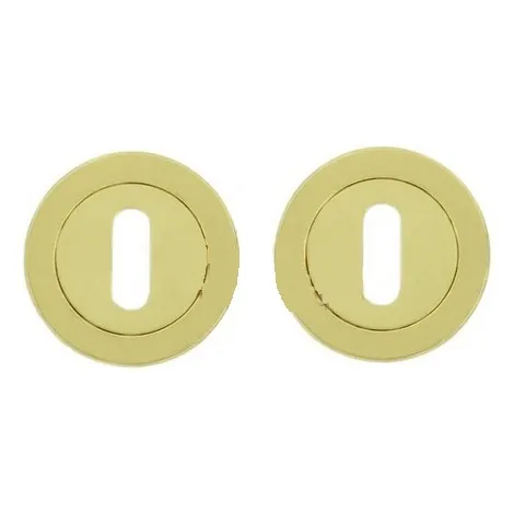 Накладка под ключ Буратино на круглом основании Frascio KEY 50 латунь полированная