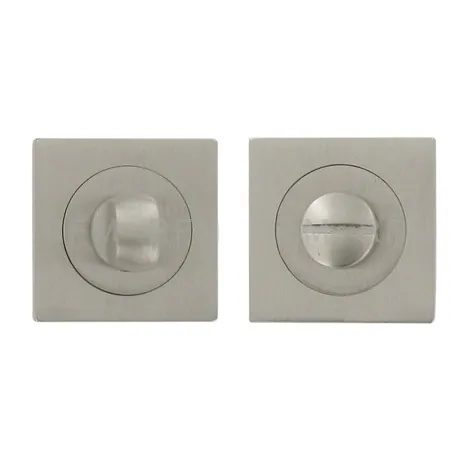 Фиксатор на квадратной розетке Sicma WC Si NL 45x45 mm матовый никель