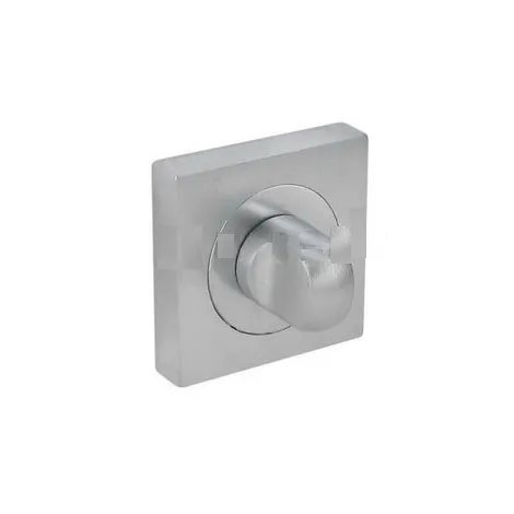 Фиксатор на квадратной металлической розетке Sicma WC Si CS 50x50 mm матовый хром