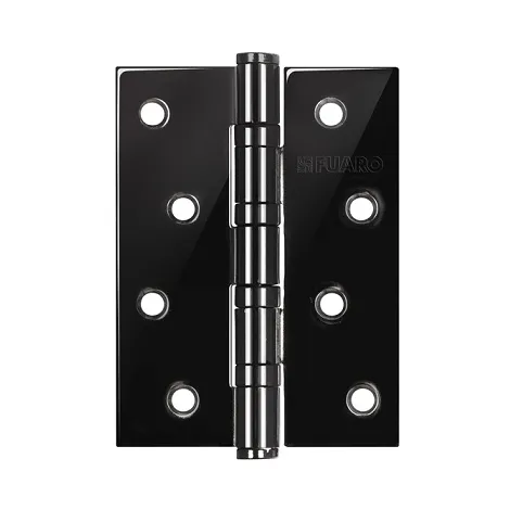 Петля универсальная Fuaro IN4400U-BL BN (4BB/BL 100x75x2,5) черный глянец БЛИСТЕР