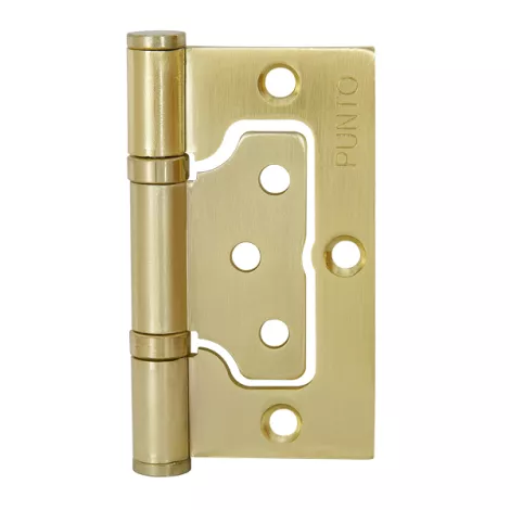 Петля универсальная без врезки Punto IN3200W SB (200-2B 75x2,5) мат. золото