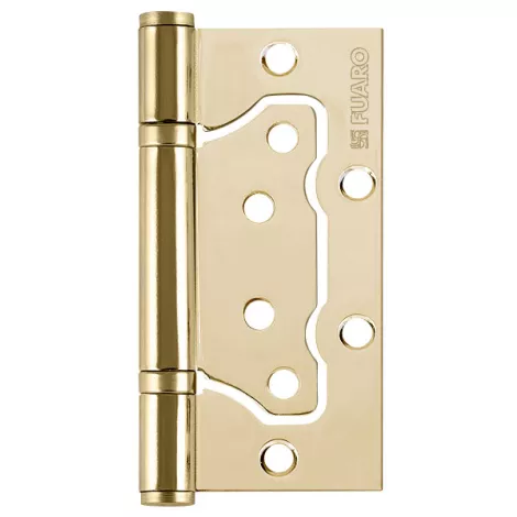 Петля универсальная без врезки Fuaro IN4500W PB (500-2BB 100x2,5) латунь