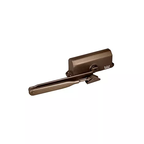 Доводчик дверной Dorma (Дорма) DORMA TS 77 EN3, с рычажной тягой, коричневый