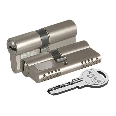 Цилиндровый механизм 164 OBS BE/70 (30+10+30) mm никель 5 кл.