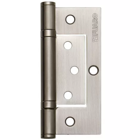 Петля универсальная Fuaro без врезки IN4300W-BL SN (300-2BB/BL 100x2,5) матовый никель БЛИСТЕР