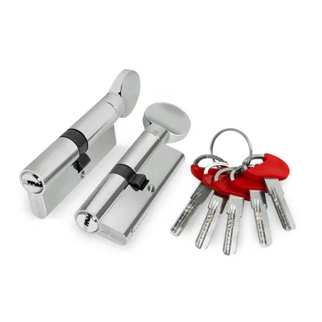 Цилиндровый механизм Fuaro (D-PRO502/110) D-PRO5002Knob110(50+10+50) CP хром 5Key