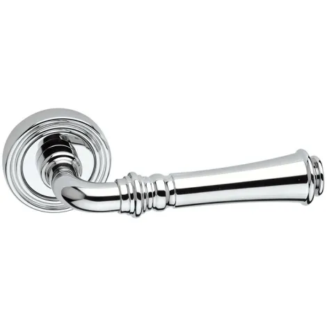 Дверная ручка на круглом основании Fimet Tasha 1028/261 F04 полированный хром