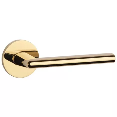 Дверная ручка на круглом основании APRILE Kalmia R 7S GOLD PVD золото