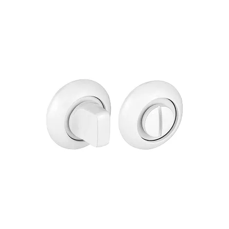 Фиксатор поворотный на круглом основании Fuaro BK6.R.RM54 (BK6 RM) WH-19 белый