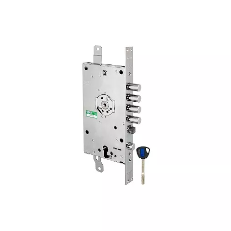 Замок врезной Mottura двухсистемный 3D KEY 3D.787-S (левый), ключ 40 мм