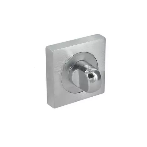Фиксатор на квадратной розетке Sicma WC Si CL/CS 45x45 mm полированный хром/матовый хром