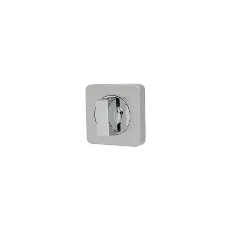 Фиксатор поворотный на квадратном основании Armadillo WC-BOLT BK6/SQ-21SN/CP-3 матовый никель/хром