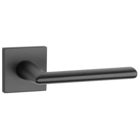 Дверная ручка на квадратном основании APRILE PRIMULA Q 7S BLACK черный