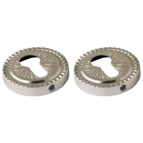 Накладка под цилиндр на круглом основании Armadillo ET/CL-SILVER-925 серебро 925 2 шт.
