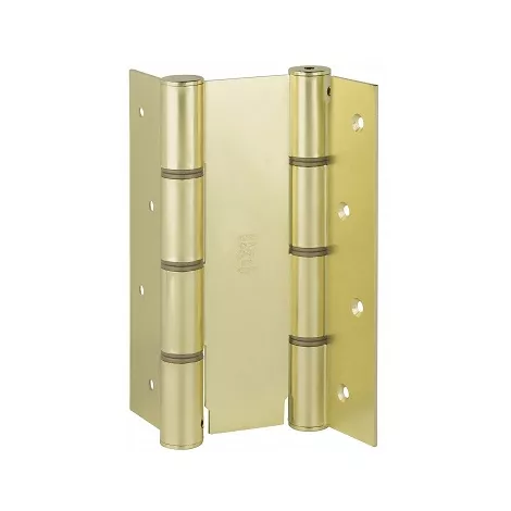 CODE 87 AO 155-30 Дверная петля пружинная двусторонняя ALDEGHI 155x30 матовая латунь