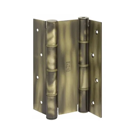CODE 87 BG 155-40 Дверная петля пружинная двусторонняя ALDEGHI 155x40 матовая бронза