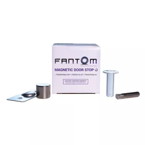 Упор магнитный автоматический скрытый FANTOM PREMIUM HGT001 прозрачный