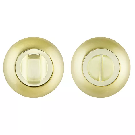 Фиксатор поворотный на круглом основании Fuaro BK6.R.RM54 (BK6 RM) SG/GP-4 матовое золото/золото