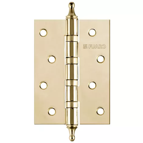 Петля универсальная Fuaro IN4400UA-BL PB (4BB/A/BL 100x75x2,5) латунь БЛИСТЕР