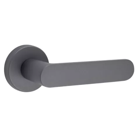 Дверная ручка на круглом основании Fimet Shape 1320/232 F15 антрацит