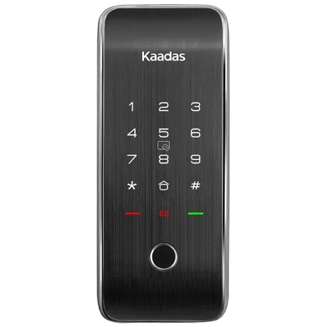 Замок накладной электронный Kaadas R6-5 с отпечатком пальца, черный