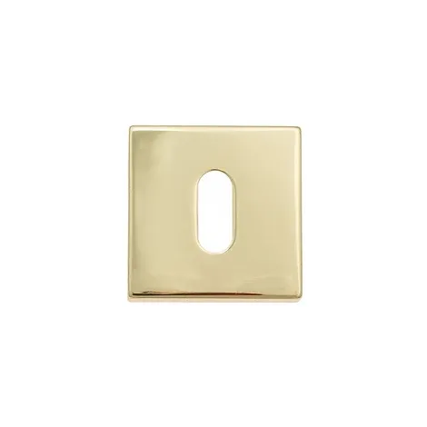 Накладка под ключ буратино на квадратном основании Fratelli Cattini KEY 8.7-OLV полированная латунь 2 шт.