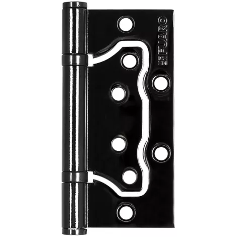 Петля универсальная Fuaro без врезки IN4500W-BL BN (500-2BB/BL 100x2,5) черный глянец БЛИСТЕР