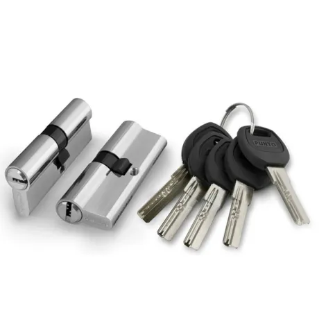 Цилиндровый механизм Punto (A200/100) A2000Key100(45+10+45) SN никель