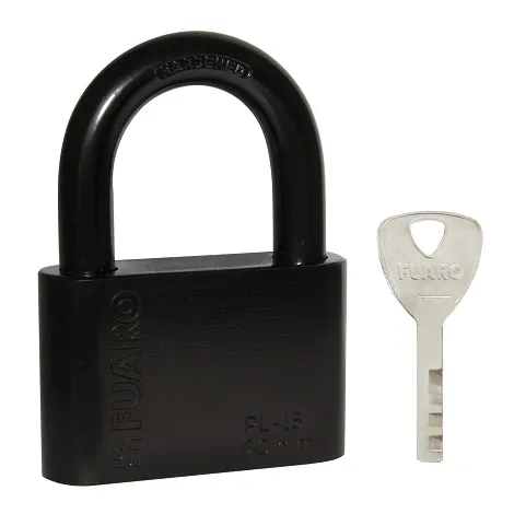 Замок навесной Fuaro PL-WEATHER-1570 Black 4 fin key ( PL-15-70) диск. /блистер
