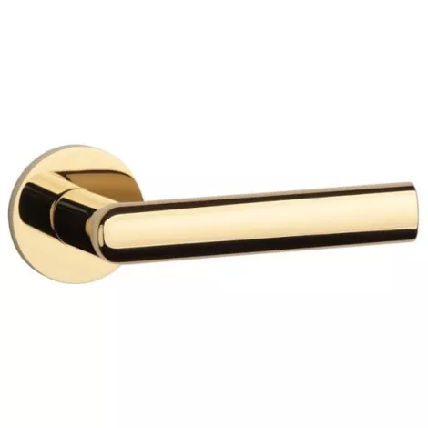 Дверная ручка на круглом основании APRILE SILENA R 7S GOLD PVD золото