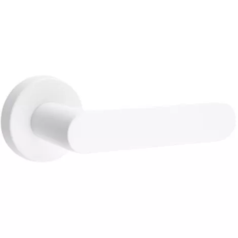 Дверная ручка на круглом основании Fimet Shape 1320/232 BO белый