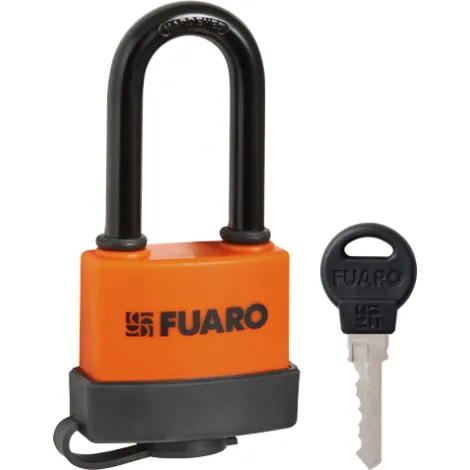 Замок навесной Fuaro PL-WEATHER-3650 LS 3key (PL-3650 LS) удл. дужка, англ. /блистер