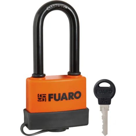Замок навесной Fuaro PL-3660 LS (60 мм) 3 \"англ.\"кл. (удлиненная дужка) БЛИСТЕР