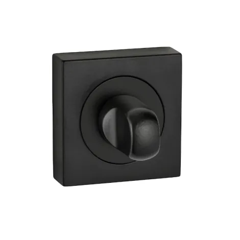 Фиксатор на квадратной металлической розетке Sicma WC Si NO 50x50 mm чёрный
